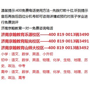 济南高中课外辅导选择指南 物理化学与数学补习策略分析